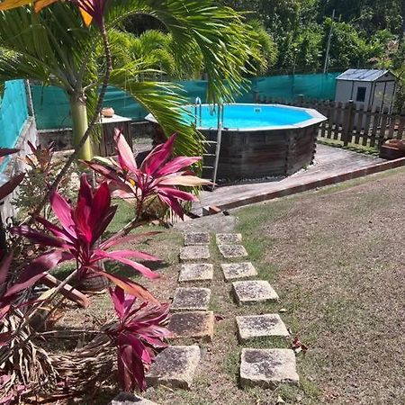 Villa Familiale Avec Piscine Le Marin Bagian luar foto