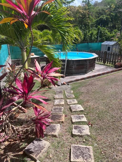 Villa Familiale Avec Piscine Le Marin Bagian luar foto
